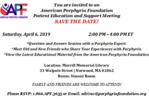 Patient Education and Support Meeting- Boston