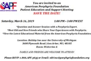 Patient Education and Support Meeting - Ann Arbor